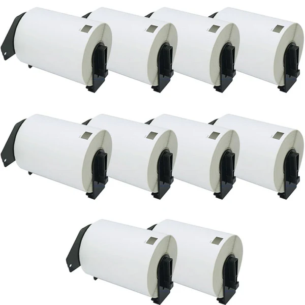 Étiquettes compatibles avec la Brother DK-1247, 4,07 x 6,4
