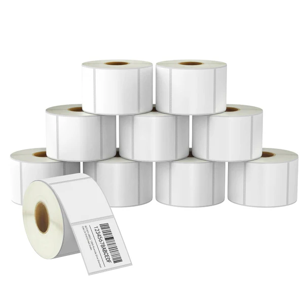 2 x 2 Square Direct Thermal Labels