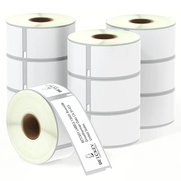 Étiquettes d'adresse grand format compatibles avec Dymo 30321, 1-4/10 x 3-1/2