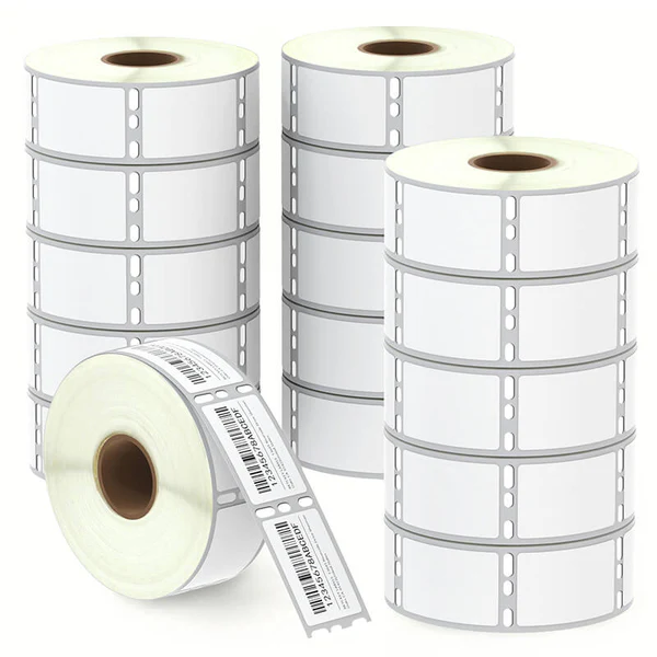 Étiquettes pour dos de livres compatibles avec Dymo 30347, 1 x 1-1/2