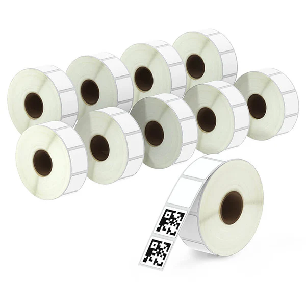 Etichette quadrate con codice QR 1 x 1