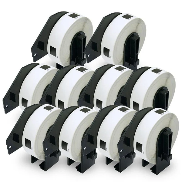 Étiquettes compatibles avec la Brother DK-1204, 2,4 x 1,1