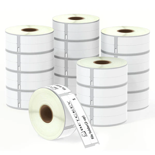 Dymo 30277 Compatible 2-up File Folder Labels 9/16 x 3-7/16