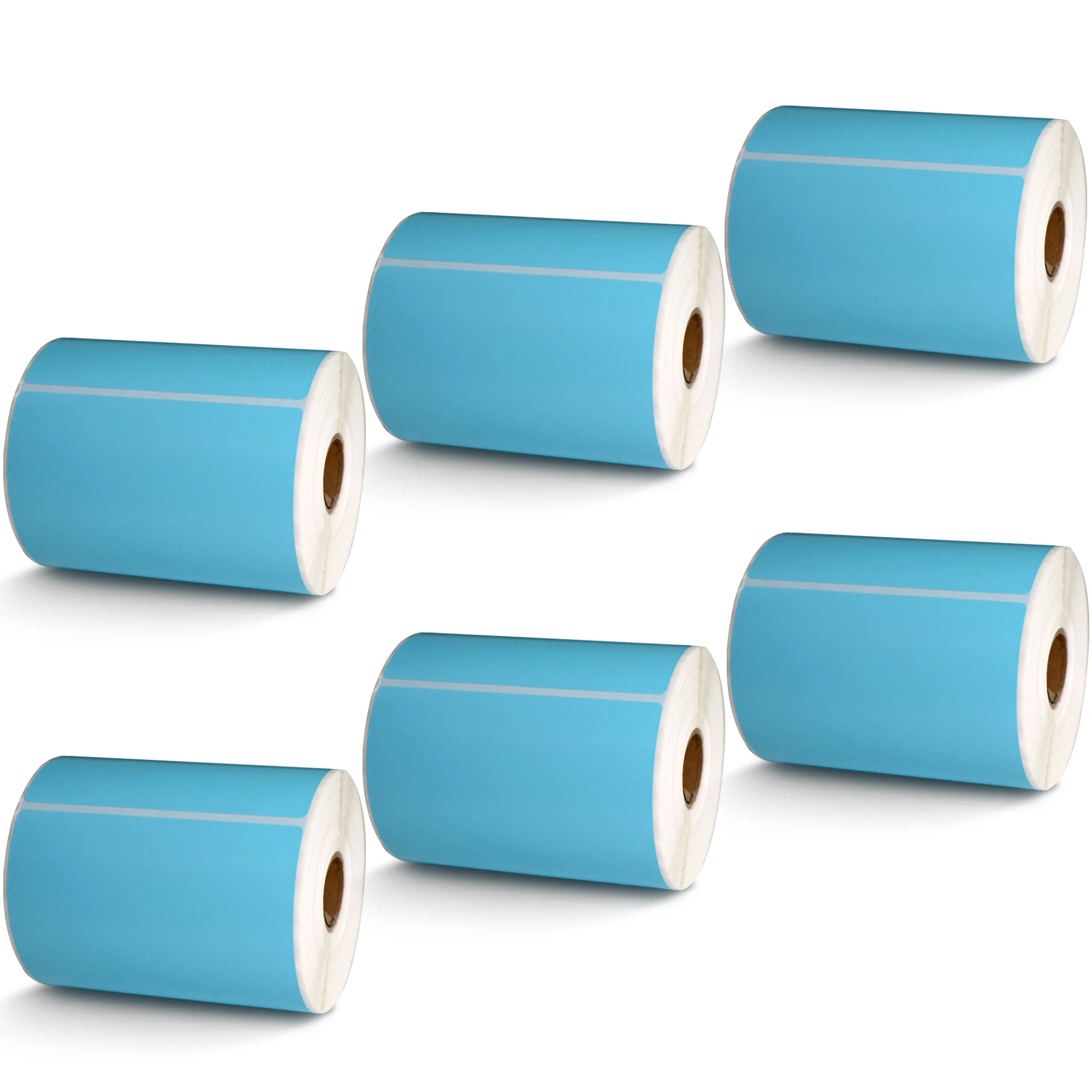 Blue 4 x 6 Direct Thermal Labels