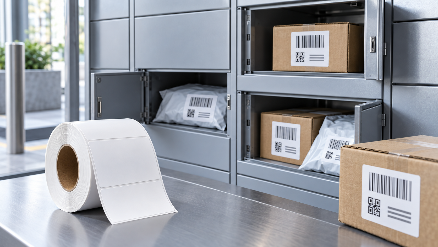 How Do You Choose Direct Thermal Labels for Parcel Locker Pickup Packages?